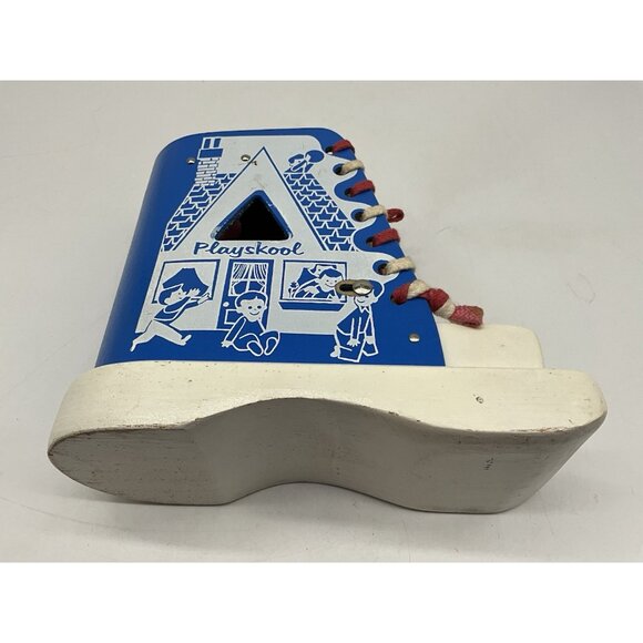 PLAYSKOOL Vintage Red Box Lacing Boot Learning While Playing in Original Box - Picture 9 of 15